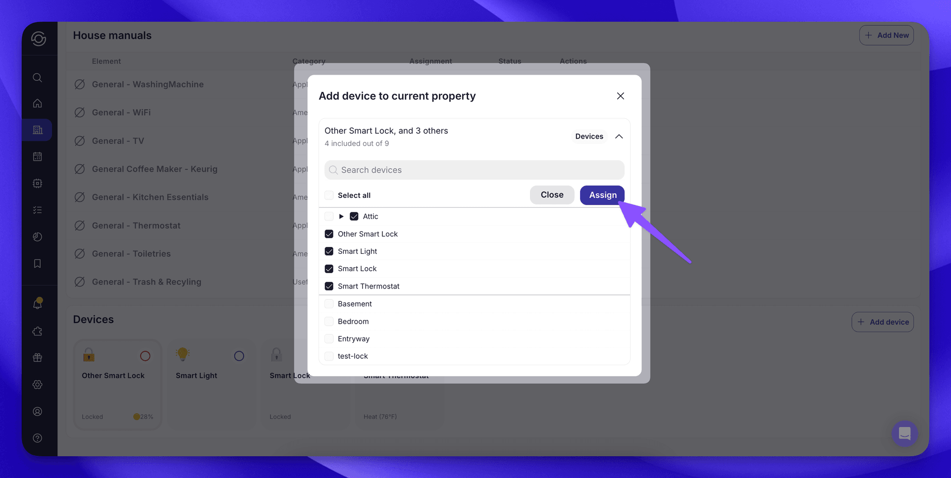 Click Assign